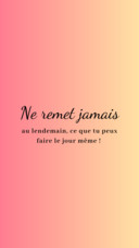 fond minimaliste avec citation