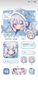 可爱鲨鲨漫画少女