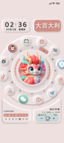 齐乐龙龙拟态组件