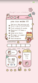 Weight loss plan