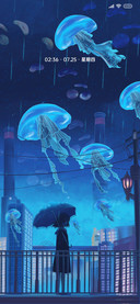 雨中城市