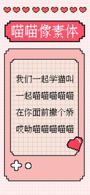 喵喵像素体