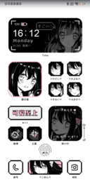 漫画风少女