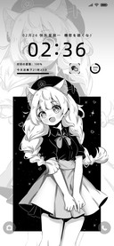 黑白女生麻花辫