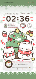 Christmas with cat
