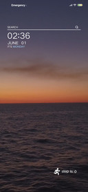 Seaside sunset