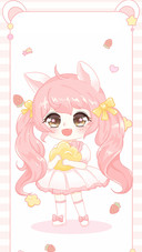 Lovely pink girl