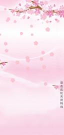 樱花飘落