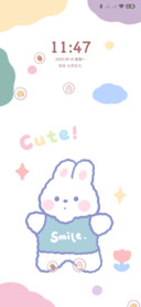 软萌油画小兔子