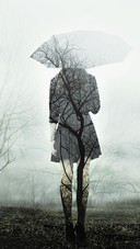 Girl with Umbrella Fantasy