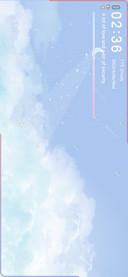 Horizontal sky