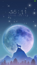  动态 嗥月【3D重力感应+动态锁屏】