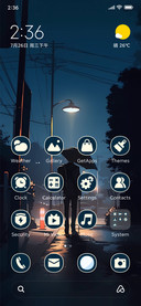 A rainy night