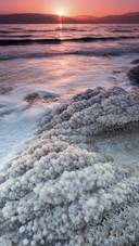 Salt Crystal Formations of the Dead Sea