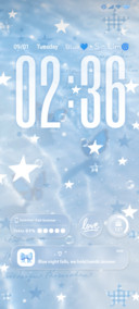 Ice Blue Star