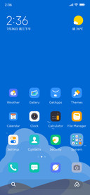 Blue sky desert