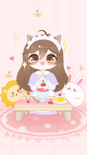 Cute dessert girl