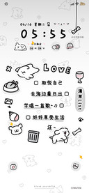 线条小狗自律多模式