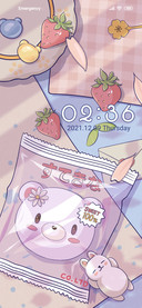 Cute snack picnic