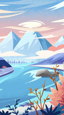 Neat landscape illustrations