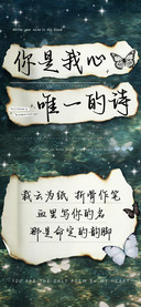 你是我心唯一的诗