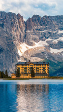 Lake of Misurina, Italian Dolomites. Italy