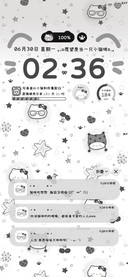 黑白像素亚系小猫