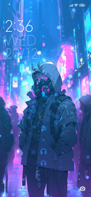 Cyberpunk street