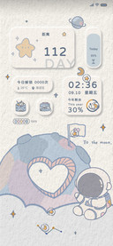艺术星球油画太空人