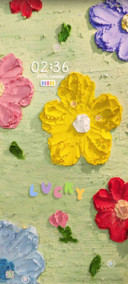 Canvas flower