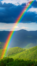 Rainbow Mountain View