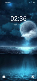 Storm ocean