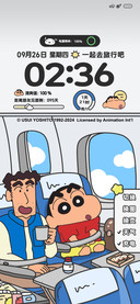 蜡笔小新坐飞机