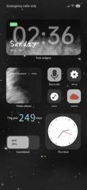 Dark calm waves