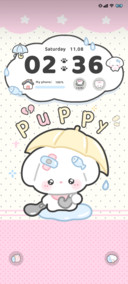 Cute sad puppy
