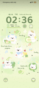 Green apple puppy