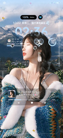 清冷氛围美女