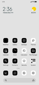Black white doll