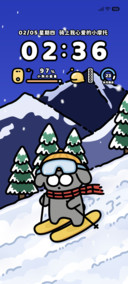 冬日滑雪