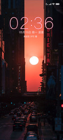 夕阳城市