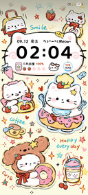 可爱小猫 涂鸦贴纸