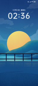 简约晚空