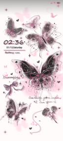 Pink butterfly