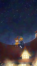Pumpkin head boy and girl