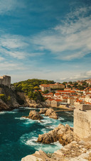 A Small Town Built on A Sea Cliff