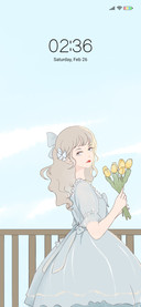 The flower girl