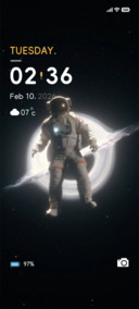 深邃星空 桌面联动