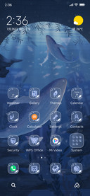 Like whale sea