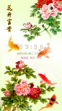 花开富贵，年年有余