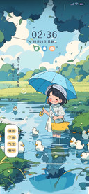 偶尔可爱 漫画换图